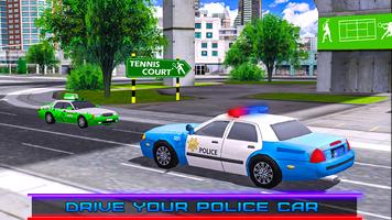 ciudad policía coche conductor captura de pantalla 3