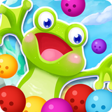 Frog pop bubble island icon