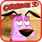 Courage Dog 3D icône