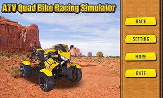 ATV Quad Bike Racing Game 3d Affiche