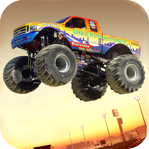 3D Monster Truck Stunts racing