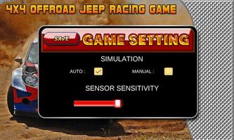 Course de Jeep Offroad capture d'écran 1
