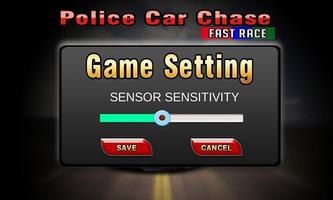 Jeu 3D Police Chase voiture capture d'écran 2