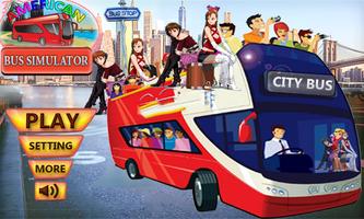 American Bus Simulator 3D Affiche