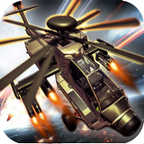 Gunship helicóptero juegos de  icono