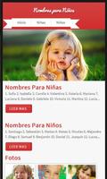 Nombres para Niños Affiche