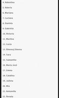 Nombres para Niños capture d'écran 1
