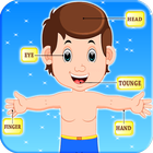 Learning Human Body Parts For Kids আইকন