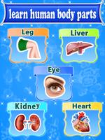 Learning Human Body Parts For Kids স্ক্রিনশট 1