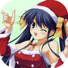 Lady Christmas 3D Wallpapers ไอคอน