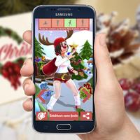 Lady Christmas 3D Wallpapers poster