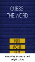 Poster Guess the Word - puzzle e gioco a quiz
