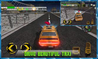 Crazy Taxi Driver Simulator 3D Affiche