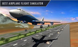 پوستر Big Airplane Flight Pilot Sim