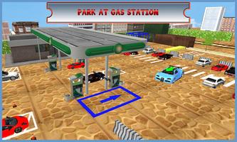 Gas Station Car Parking Sim Ekran Görüntüsü 1