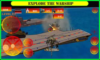 Navy Battleship Gunship Attack capture d'écran 1