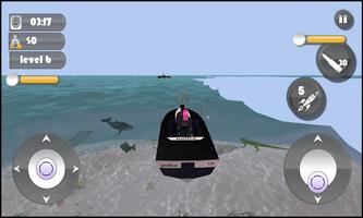 Fly Submarine Car: Police Boat imagem de tela 1