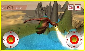 Flying Fire Dragon Simulator Affiche