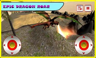 Flying Fire Dragon Simulator capture d'écran 1