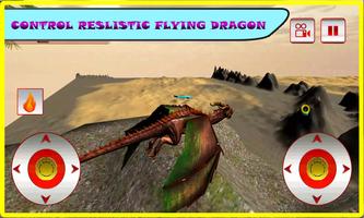 Flying Fire Dragon Simulator capture d'écran 2