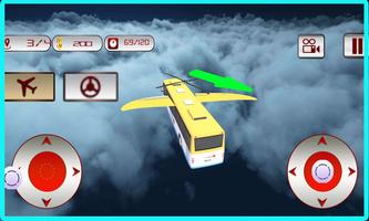Flying School Bus Simulator poster