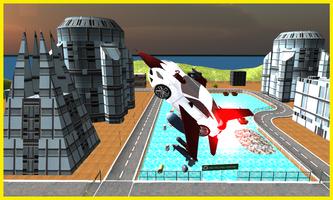 Flying Car Free Futuristic F16 screenshot 1