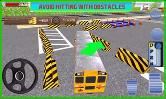 Schoolbus Driver 3D Parking ภาพหน้าจอ 3