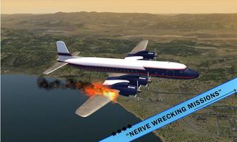 Plane Emergency Crash Landing Affiche