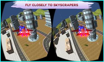 VR Flying Car Flight Simulator captura de pantalla 3