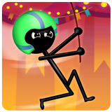 Stickman Jumper Rope Hero أيقونة