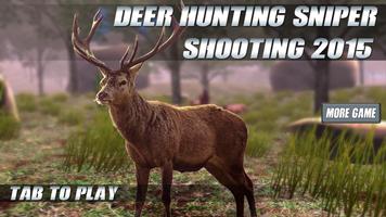 Deer Hunting Sniper Shooting Affiche