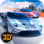 Snow Slide Car Driving Sim 3D
