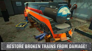Railway Train Mechanic Garage capture d'écran 3