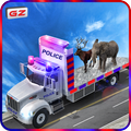 Police Truck Animals Transport