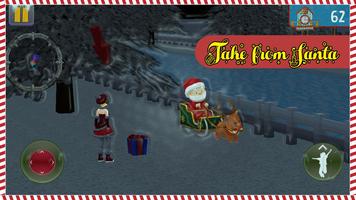Santa Girl Xmas Gift Delivery captura de pantalla 2