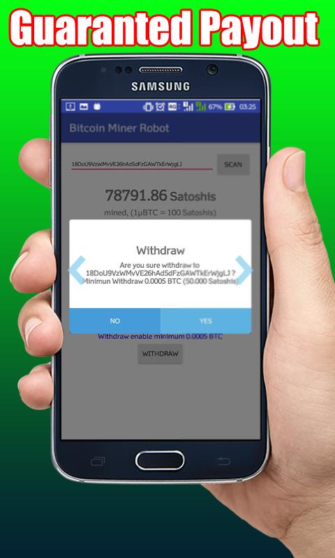 mobile mining bitcoin
