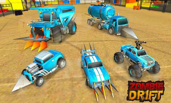 Download Real Zombie Rush Car Drift Zombie Survival Games Apk