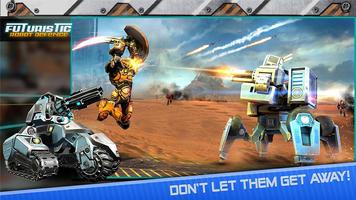 Mech Warrior Tower Defense Games - Robot Battle capture d'écran 2