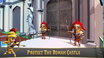 Roman War Castle Defense - Epic Battle 2017 Affiche