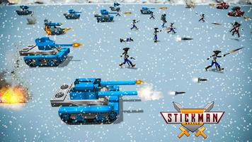 Stickman Battle Simulator game скриншот 1