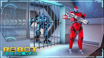 Future Robot Transform Prison War Game capture d'écran 1