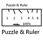 puzzle and ruler 图标