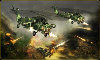 Anti Terrorist Mountain Heli Strike & FPS Combat Affiche