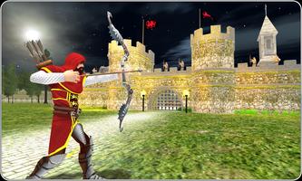 Bow Arrow Hero Archery Survival Castle War Knight capture d'écran 2