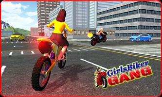 برنامه‌نما Girls Biker Gang 3D عکس از صفحه