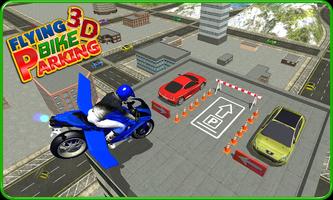 Flying Bike RoofTop Parking 3D captura de pantalla 2