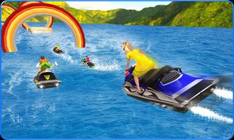 Kids Power Boat Racing : Impossible Tracks imagem de tela 2
