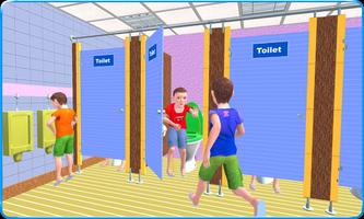 Kids Toilet Emergency Pro 3D-poster