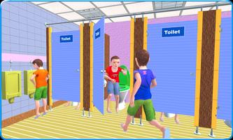 Kids Toilet Emergency Pro 3D Affiche