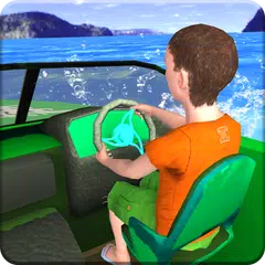 Kids Water Taxi Boat Ride Simulator : Stunts Arena APK 下載